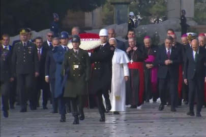 Papa 14. Leo, Anıtkabir’i ziyaret etti
