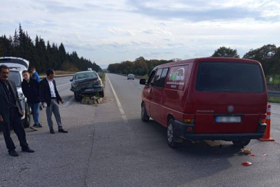 Karacabey’de korkutan kaza: 2 yaralı