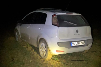 Bursa'da dur ihtarına uymadı, çamura saplandı