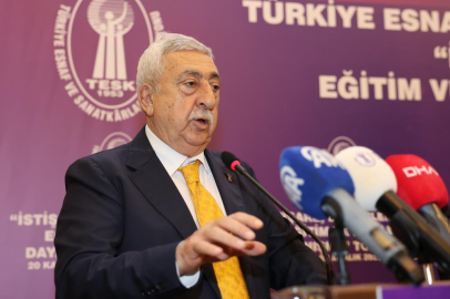 TESK Başkanı Palandöken'den vergi açıklaması