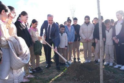 572 fidanlı koruluk İnegöl'e nefes olacak