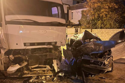 Feci kaza geceyi kana buladı: 2 ölü