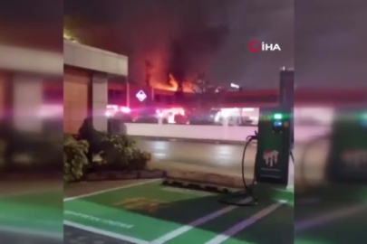 Kestel'deki fabrika yangını paniğe neden oldu