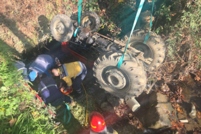 Bursa'da traktör altında can pazarı