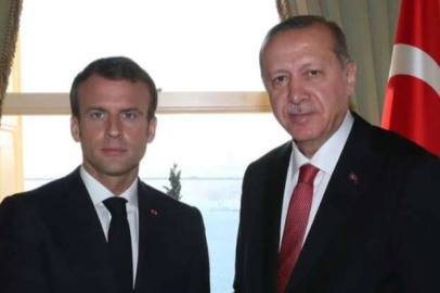 Cumhurbaşkanı Erdoğan, Macron ile görüştü