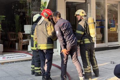 Depoda başlayan yangın paniğe yol açtı