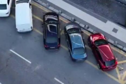 Havadan ceza yağdı: 104 araca 103 bin lira ceza kesildi