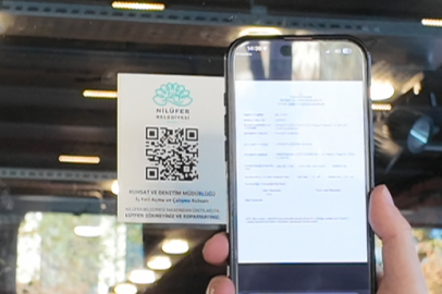 Nilüfer’de QR kod ile ruhsat dönemi başladı