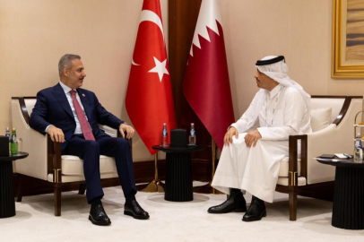 Bakan Fidan, Al Thani ile görüştü