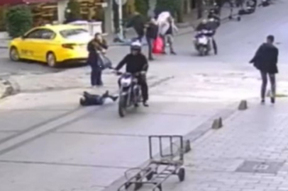 Yola fırlayan çocuğa motosiklet çarptı, sürücü kaçtı