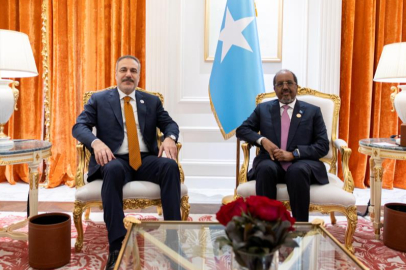 Bakan Fidan, Somali Cumhurbaşkanı Mahmud ile görüştü
