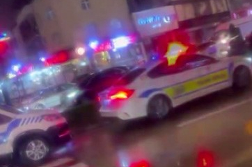 Bursa'da olay yerine gelen polis büyük şok yaşadı