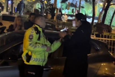 Bursa'da polisin alkollü sürücü ile imtihanı