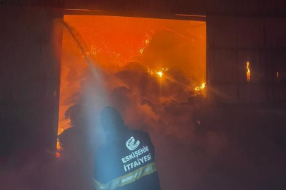 Sabaha kadar süren yangında çiftlik küle döndü