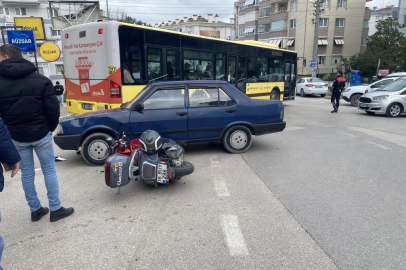 Bursa'da feci kaza: Motosikletli ağır yaralandı