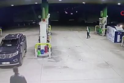 Bursa'da gasbedilen taksinin yeni görüntüleri ortaya çıktı