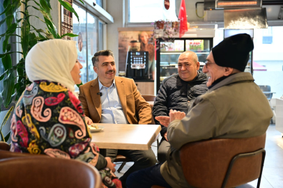 Başkan Yılmaz’dan komşu ziyareti