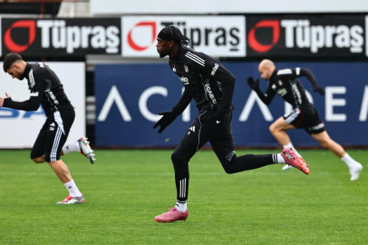 Beşiktaş, Trabzonspor maçının hazırlıklarına devam etti