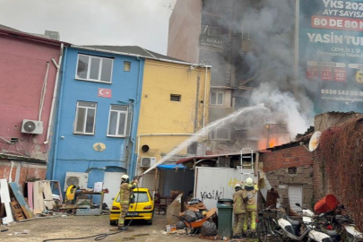 Bursa'da pide imalathanesinde yangın paniği