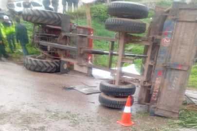 Gemlik'te feci traktör kazası: 1 ölü