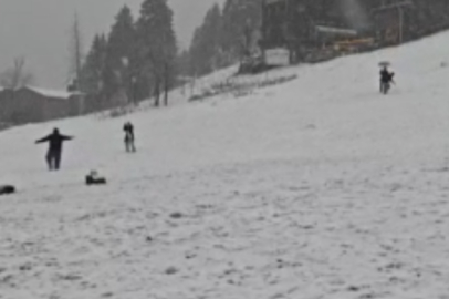 Ayder Yaylası beyaza büründü