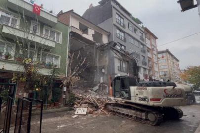 Bursa'da ilginç yıkım