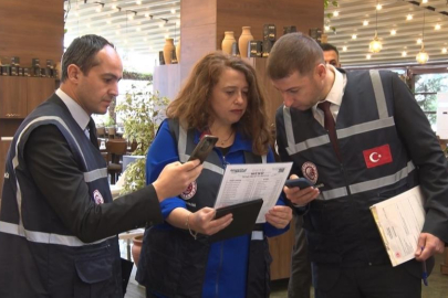 Ticaret Bakanlığı ekipleri kafe ve restoranları denetledi