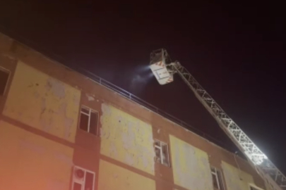 Ayakkabı imalathanesinde yangın paniği