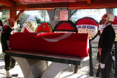 Emekli Tümgeneral son yolculuğuna uğurlandı