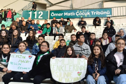 Osmangazili çocuklardan Bursaspor’a tam destek