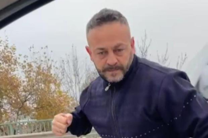 Bursa'da meclis üyesini sıkıştırıp, aracı yumrukladı… O anlar kamerada