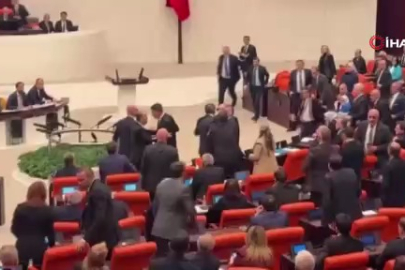 TBMM'deki bütçe görüşmelerinde yumruklu kavga