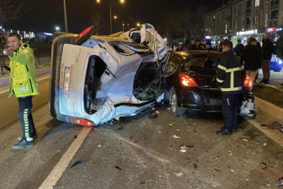 Bursa'da zincirleme kaza: 1 ölü, 1 yaralı