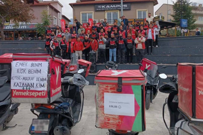 Yemeksepeti kuryeleri 3 gün iş bırakıyor