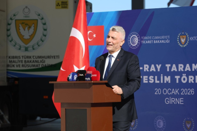 Mobil X-Ray Tarama Sistemi Teslim Töreni Lefkoşa'da yapıldı