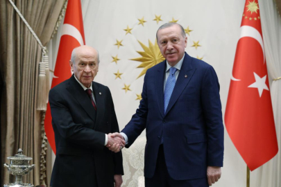 Cumhurbaşkanı Erdoğan, Bahçeli ile görüştü