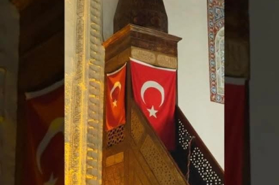 Cuma hutbesinde 'Minberler bayrakla süslensin' teklifi