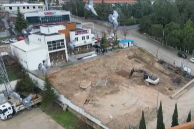 İnegöl'de yeni havuz için çalışmalar başladı