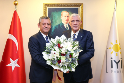 CHP Lideri Özel'den İYİ Parti Lideri Dervişoğlu'na ziyaret