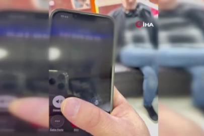 Dolandırıcıların girişimini cep telefonu ile kayda aldı