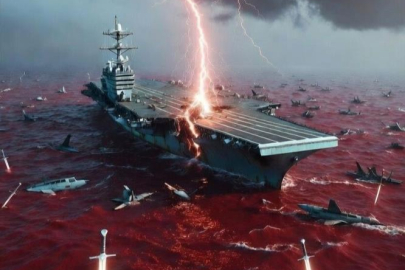 İran'dan ABD uçak gemisini hedef alan paylaşım