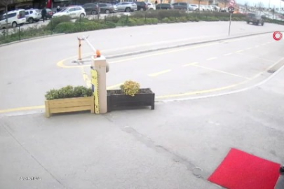 Bursa'da taksi durağında dehşet anları güvenlik kamerasında