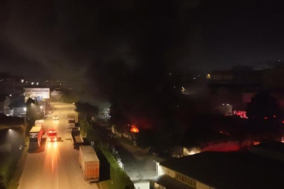 Bursa’da tekstil fabrikasında yangın