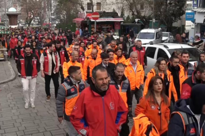Bursa’da 6 Şubat şehitleri için sessiz yürüyüş