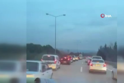 Bursa'da yoğun trafikte, fermuar sistemi takdir topladı