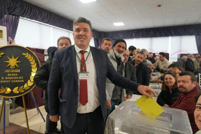 Bursa'da esnaf odasından Turgay Durmuş'a güvenoyu