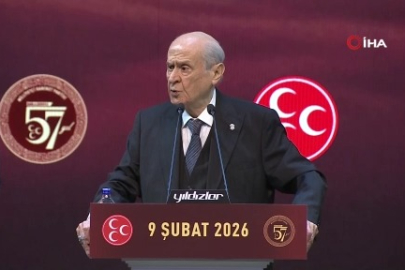 Bahçeli, MHP'nin 57. yıl dönümü programında konuştu