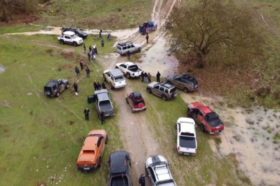 Yağmur ve çamur off-road tutkunlarını durduramadı