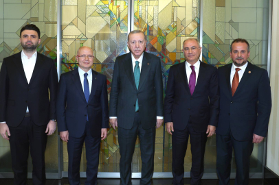 Cumhurbaşkanı Erdoğan Bursa Heyetini kabul etti