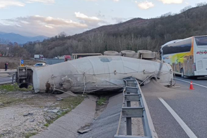 Bursa'da korkutan kaza: 1 yaralı